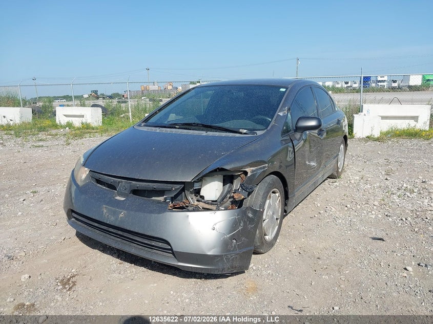 2008 Honda Civic, Front, IAAI, VIN 2HGFA16448H110730 — photo 2