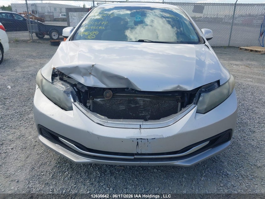 2013 HONDA CIVIC SEDAN 1.8L I-4 VVT, 140HP