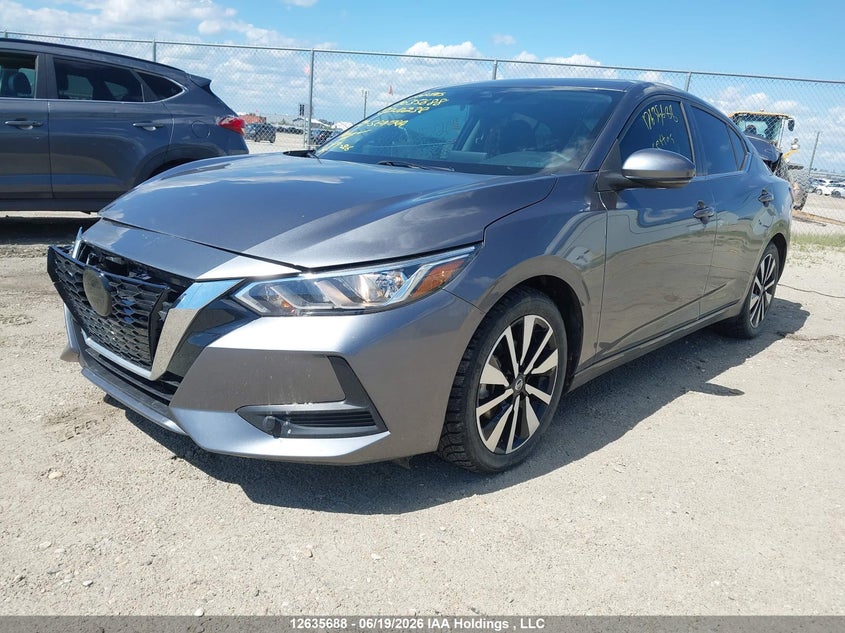 2022 Nissan Sentra Sv, Удар сзади, IAAI, VIN 3N1AB8CV1NY210238 — фото 2