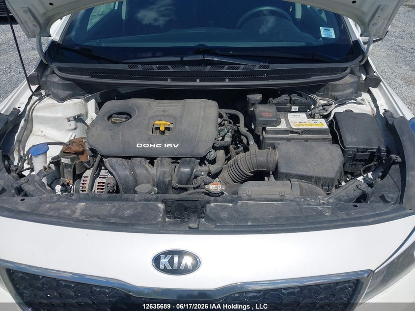 2018 KIA FORTE SEDAN 2.0L I-4 DOHC, VVT, 147HP