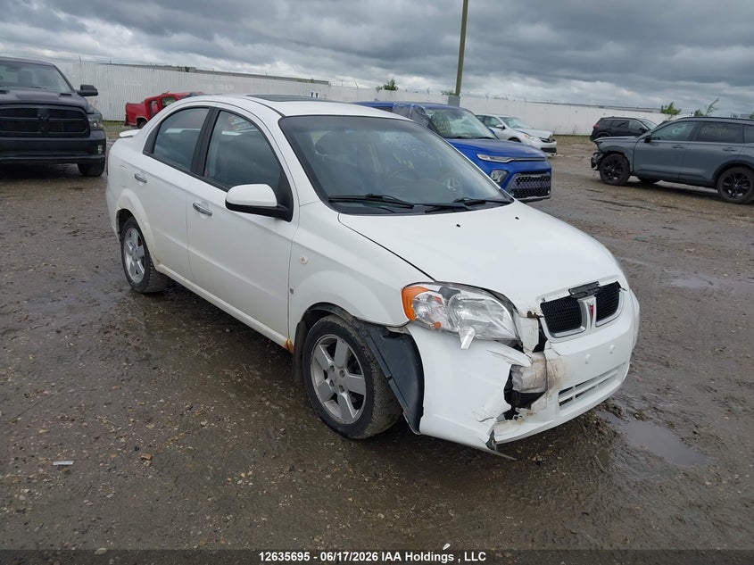 2008 Pontiac Wave Se, Удар спереду, IAAI, VIN KL2TW55608B274601
