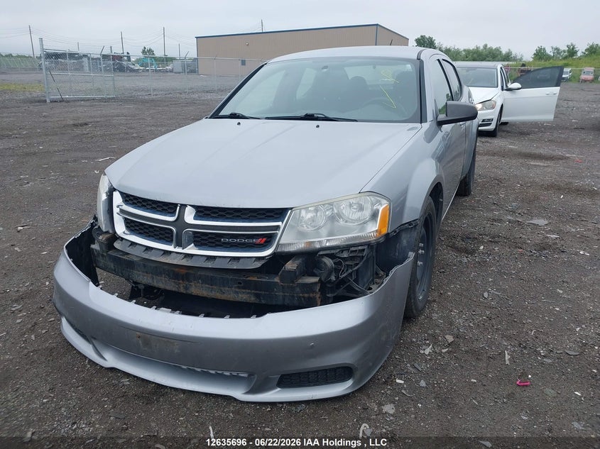 2013 Dodge Avenger, Front, IAAI, VIN 1C3CDZAB7DN610237 — photo 2