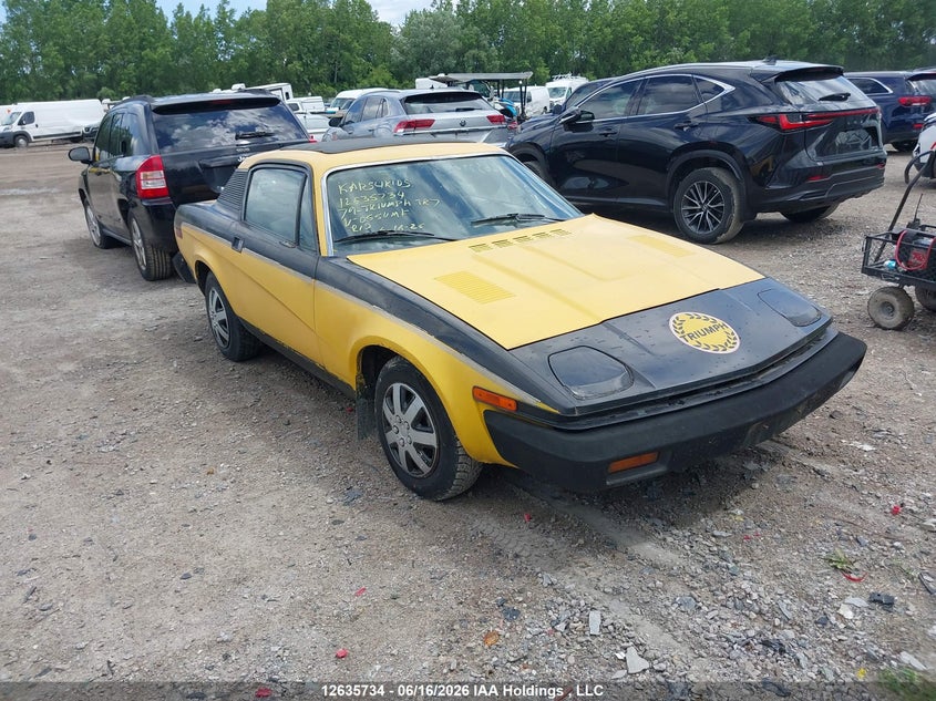 1979 Triumph Tr7, Благотворительность, IAAI, VIN TCW104055UMF