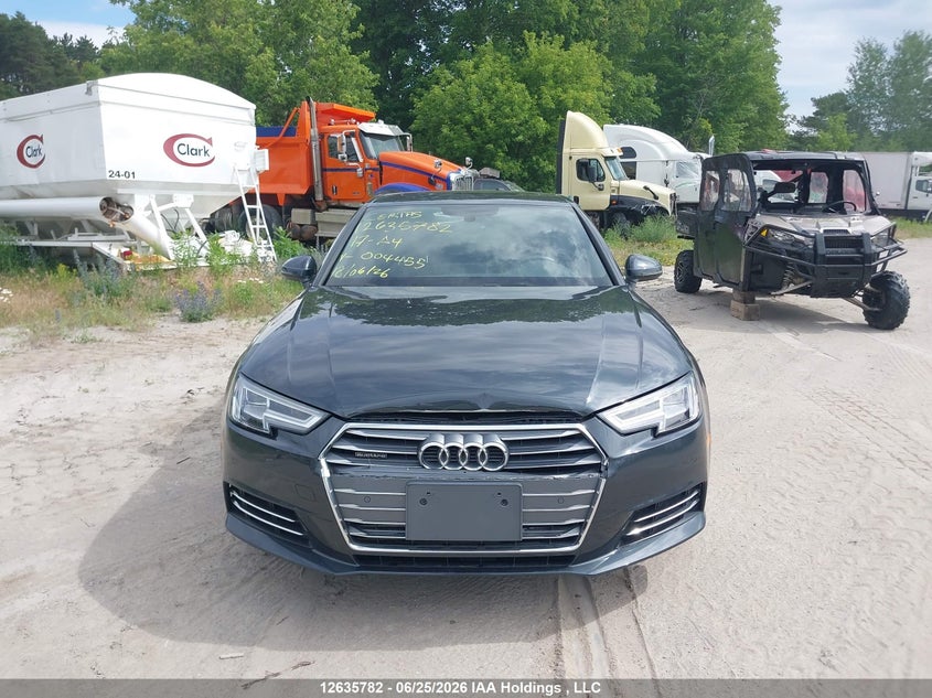 2017 Audi A4 Progressiv VIN: WAUBNAF47HN004455 Lot: 12635782
