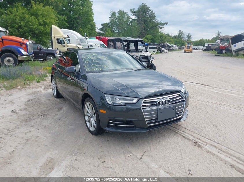 2017 Audi A4 Progressiv VIN: WAUBNAF47HN004455 Lot: 12635782