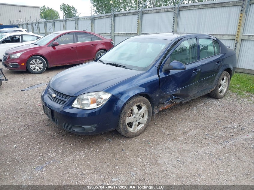2008 Chevrolet Cobalt, Лівий бік, IAAI, VIN 1G1AL55F987325036 — фото 2