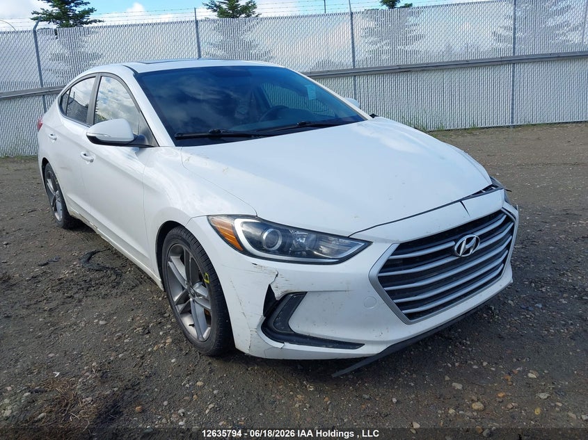 Vin: kmhd84lf8hu109730, lot: 3036332, hyundai elantra gls 2017 img_1