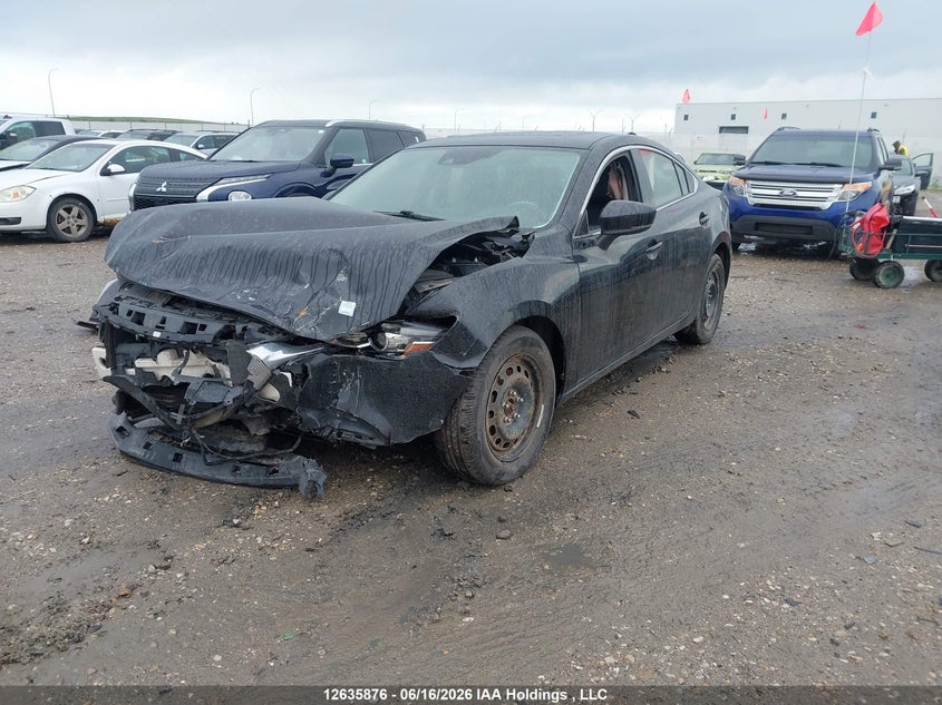 2018 Mazda 6, Front, IAAI, VIN JM1GL1VM7J1319348 — photo 2