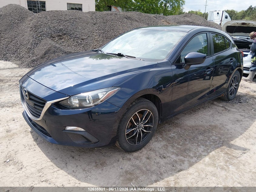 Vin: 3mzbm1k75fm180673, lot: 3036472, mazda mazda3 20152
