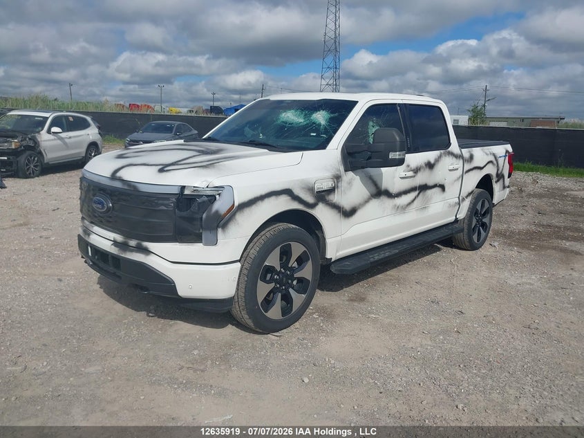 2022 Ford F-150 Lightning VIN: 1FT6W1EV2NWG12918 Lot: 12635919
