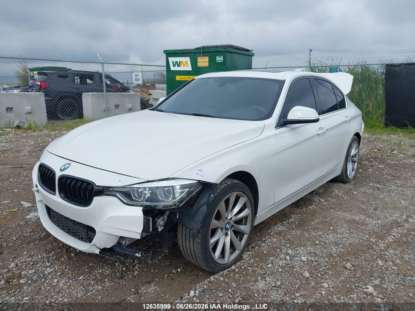 2016 BMW 3er, Удар сзади, IAAI, VIN WBA8E3G54GNT80106 — фото 2