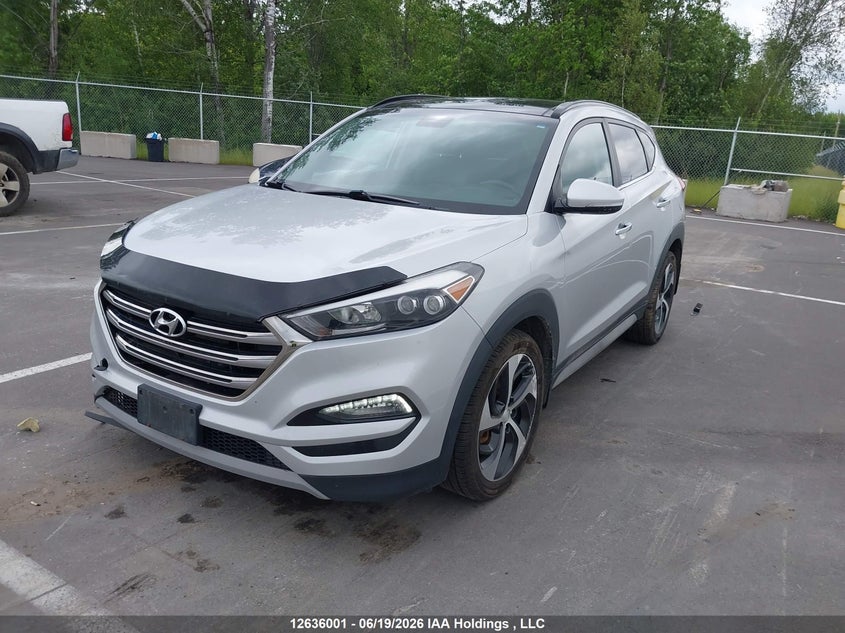 2017 Hyundai Tucson, Удар спереди, IAAI, VIN KM8J3CA26HU492319 — фото 2
