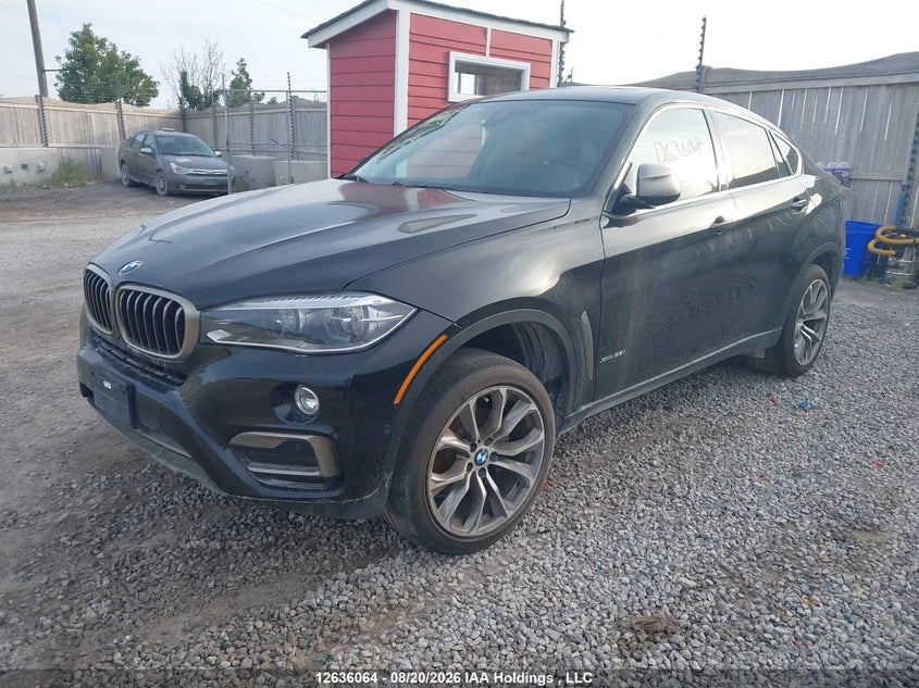 2019 BMW X6, Right Front, IAAI, VIN 5UXKU2C53K0Z64092 — photo 2