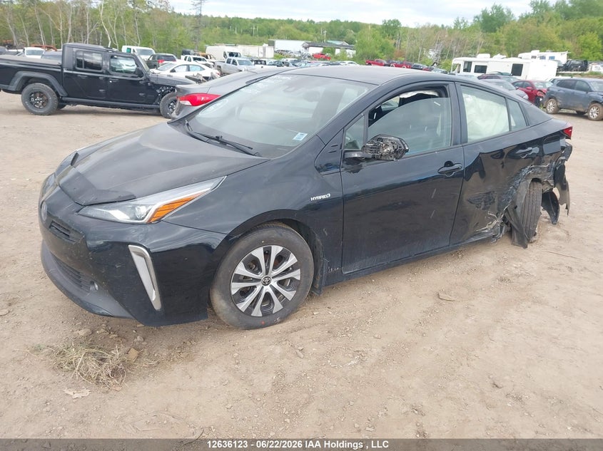 Vin: jtdl9rfu0k3005279, lot: 3036700, toyota prius 20192