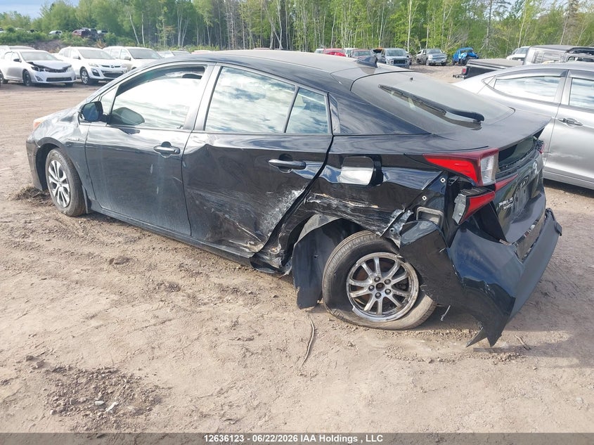 Vin: jtdl9rfu0k3005279, lot: 3036700, toyota prius 20193