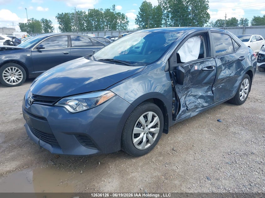 2014 Toyota Corolla, Левый бок, IAAI, VIN 2T1BURHE4EC121788 — фото 2