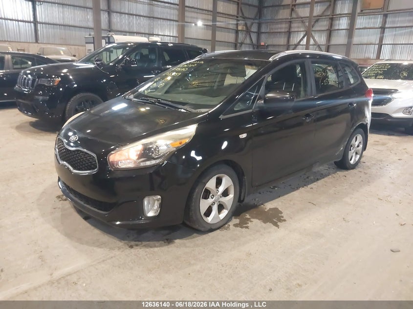 2014 Kia Rondo, Left Rear, IAAI, VIN KNAHT8A37E7053159 — photo 2