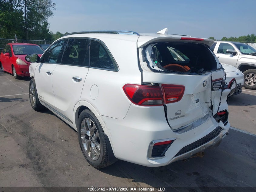 Vin: 5xypkda52kg443600, lot: 3036739, kia sorento 20193