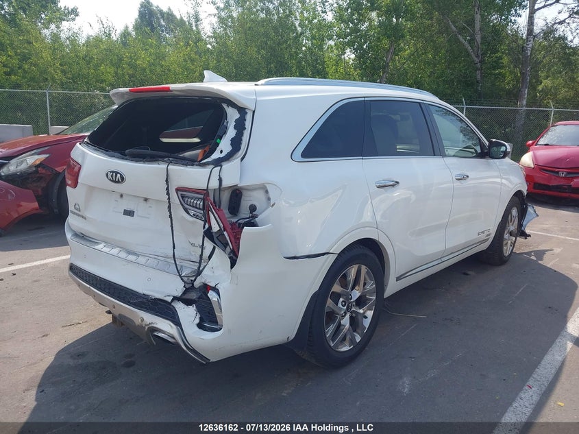 Vin: 5xypkda52kg443600, lot: 3036739, kia sorento 20194