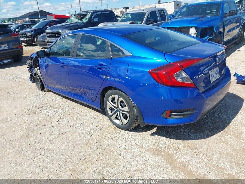 Vin: 2hgfc2f50hh019463, lot: 3036748, honda civic lx 20173