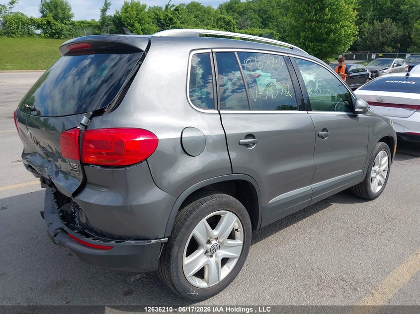 Vin: wvgjv7axxgw595582, lot: 3036788, volkswagen tiguan 20164