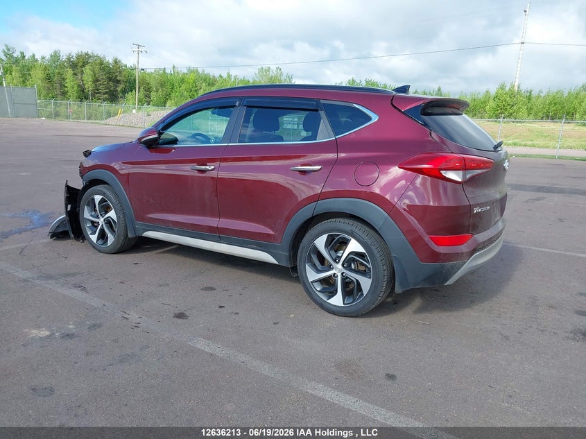 Vin: km8j3ca22ju650872, lot: 3036791, hyundai tucson limited/sport and eco/se 20183
