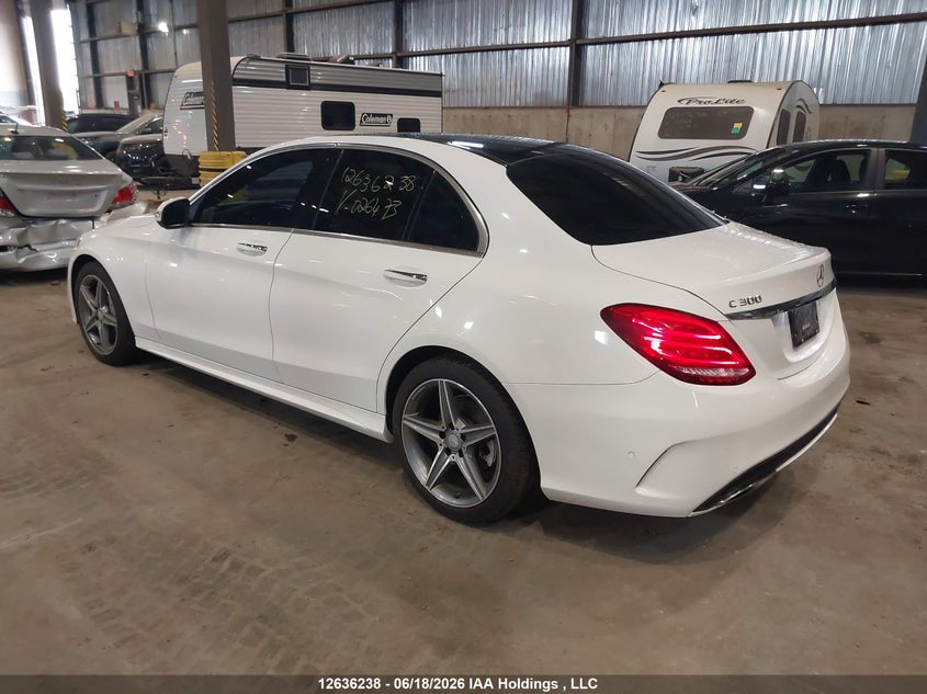Vin: 55swf4kb7fu026473, lot: 3036817, mercedes-benz c 300 4matic 20153