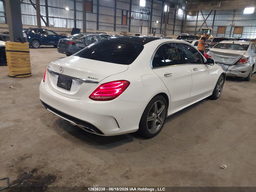 Vin: 55swf4kb7fu026473, lot: 3036817, mercedes-benz c 300 4matic 20154