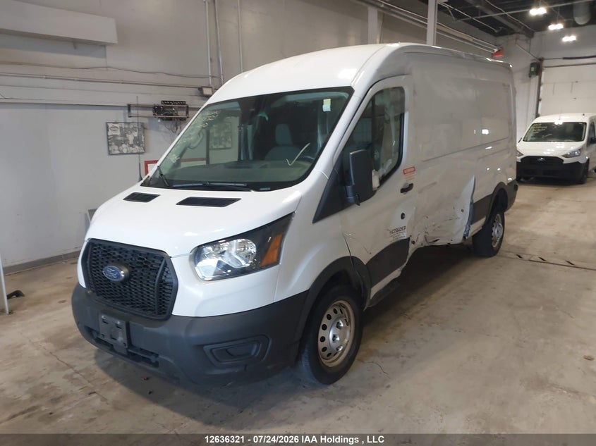2024 Ford Transit, Левый бок, IAAI, VIN 1FTBR2C82RKA13071 — фото 2