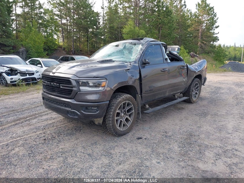 2020 RAM 1500, All Over, IAAI, VIN 1C6SRFLT9LN259107 — photo 2