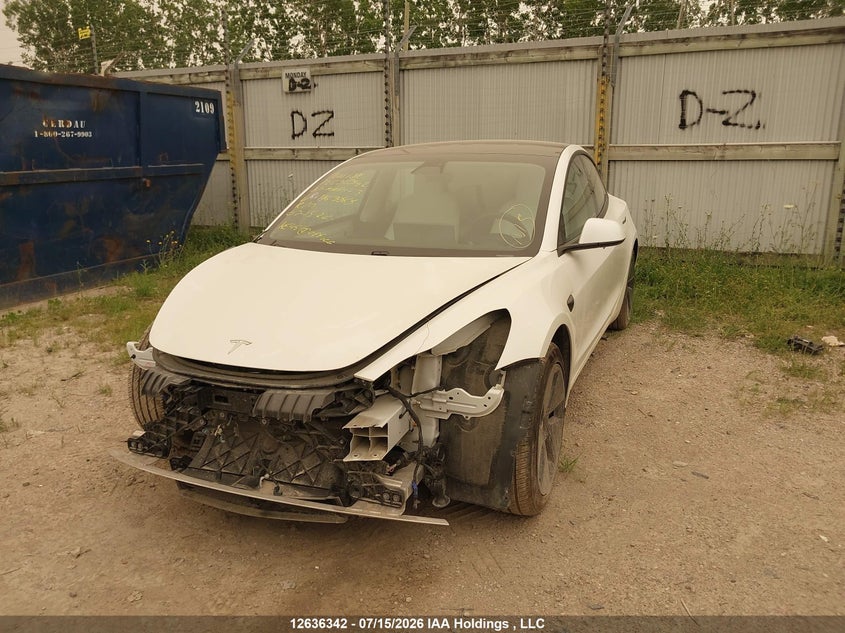 2021 Tesla Model 3, Front, IAAI, VIN 5YJ3E1EAXMF963565 — photo 2