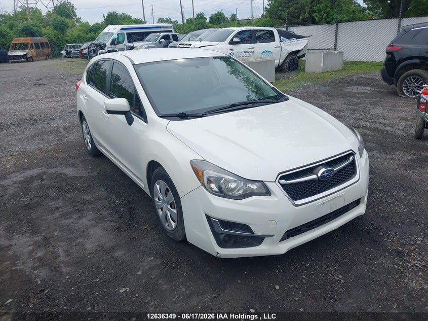 2016 SUBARU IMPREZA WAGON 2.0L H-4 DOHC, VVT, 148HP