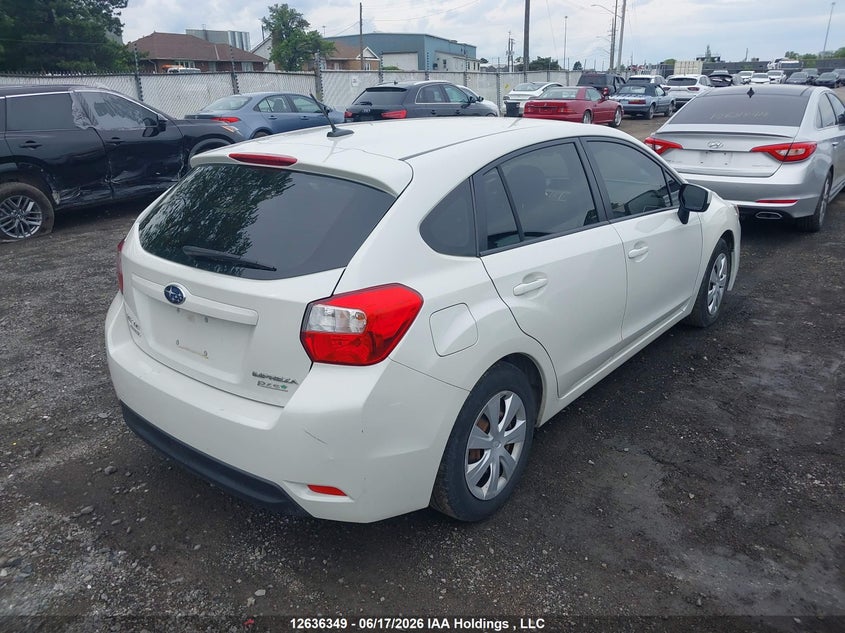 2016 SUBARU IMPREZA WAGON 2.0L H-4 DOHC, VVT, 148HP