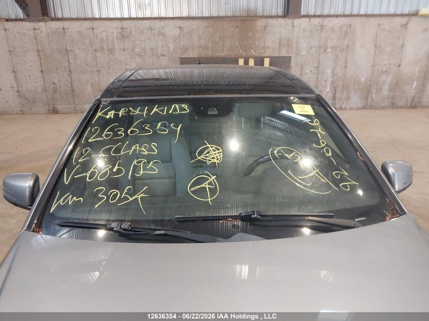 2012 Mercedes-Benz C-Class VIN: WDDGF8BB2CA685195 Lot: 12636354