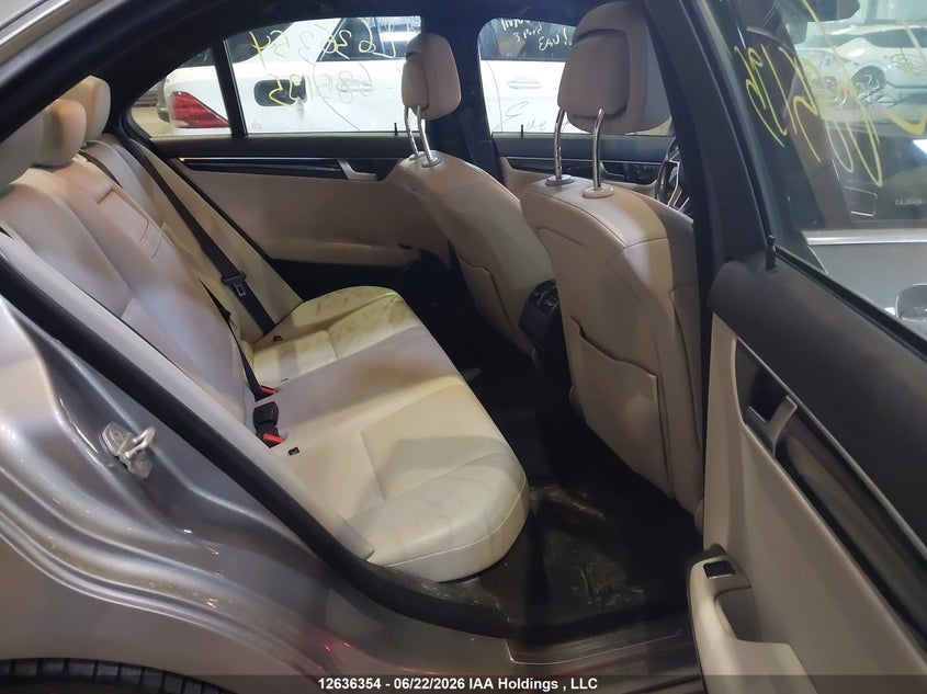 2012 Mercedes-Benz C-Class VIN: WDDGF8BB2CA685195 Lot: 12636354