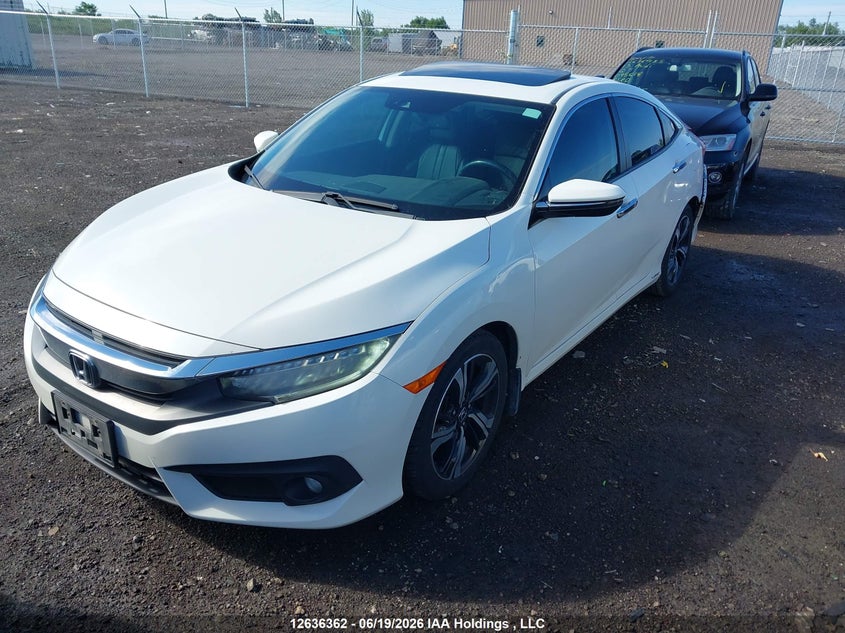 2016 Honda Civic, Удар сзади, IAAI, VIN 2HGFC1F97GH114629 — фото 2