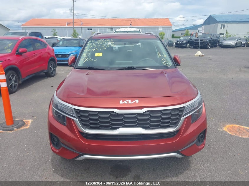 2022 Kia Seltos Lx VIN: KNDEPCAA7N7312874 Lot: 12636364