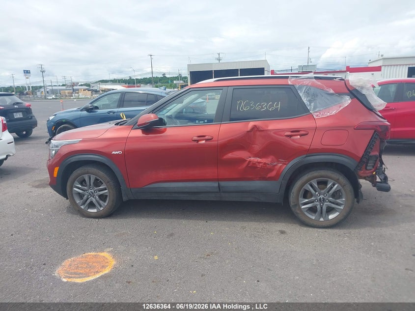 2022 Kia Seltos Lx VIN: KNDEPCAA7N7312874 Lot: 12636364