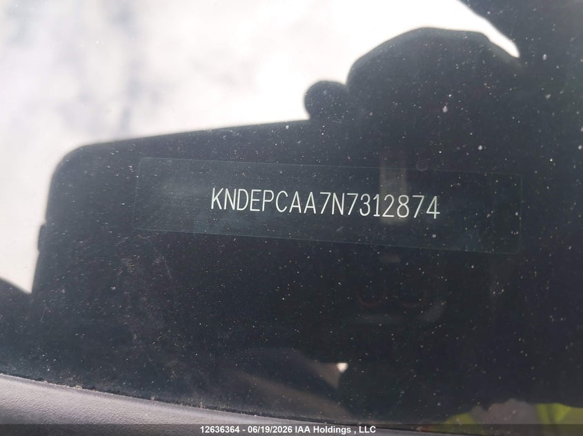 2022 Kia Seltos Lx VIN: KNDEPCAA7N7312874 Lot: 12636364