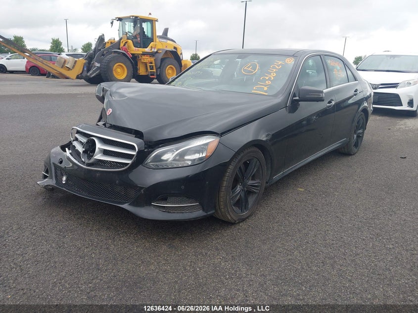 2014 Mercedes-Benz E-klasse, Front, IAAI, VIN WDDHF9HB0EB024893 — photo 2