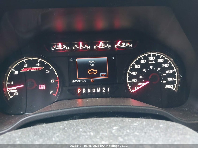2017 FORD F-150 PICKUP 5.0L V8 FI DOHC 32V NF4