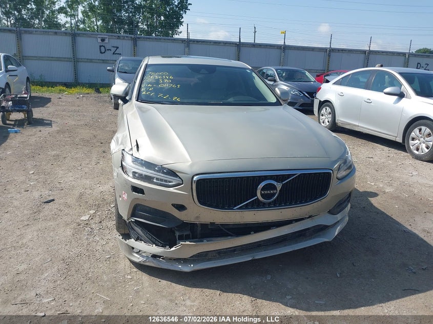 2017 VOLVO S90 SEDAN 2.0L I-4 DI, DOHC, VVT, TURBO/SUPERCHARGER, 316HP