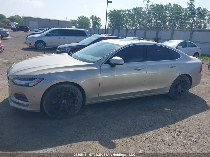 2017 VOLVO S90 SEDAN 2.0L I-4 DI, DOHC, VVT, TURBO/SUPERCHARGER, 316HP