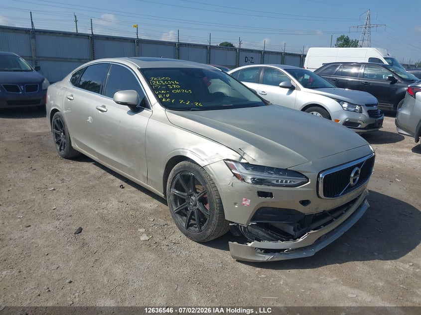 2017 VOLVO S90 SEDAN 2.0L I-4 DI, DOHC, VVT, TURBO/SUPERCHARGER, 316HP