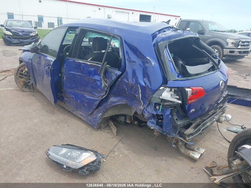 Vin: wvwuf7au8gw206779, lot: 3037142, volkswagen golf r 2.0 tsi 20163