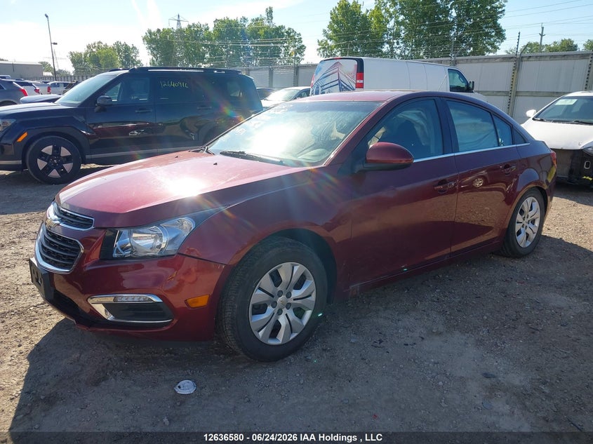 2015 Chevrolet Cruze, Правий бік, IAAI, VIN 1G1PC5SB7F7194858 — фото 2