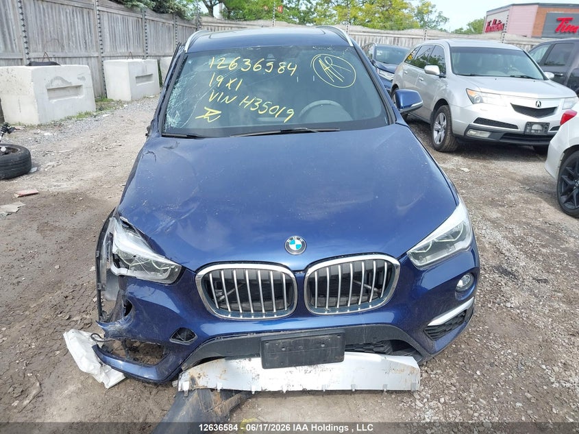 2019 BMW X1 xDrive28I VIN: WBXHT3C59K3H35019 Lot: 12636584