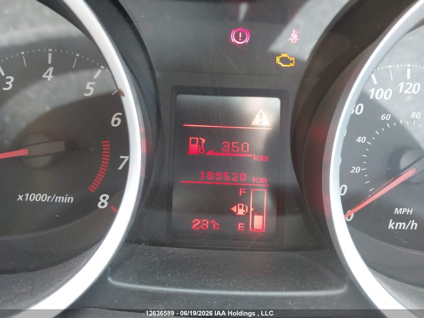 2012 MITSUBISHI LANCER SEDAN 2.0L I-4 DOHC, VVT, 148HP