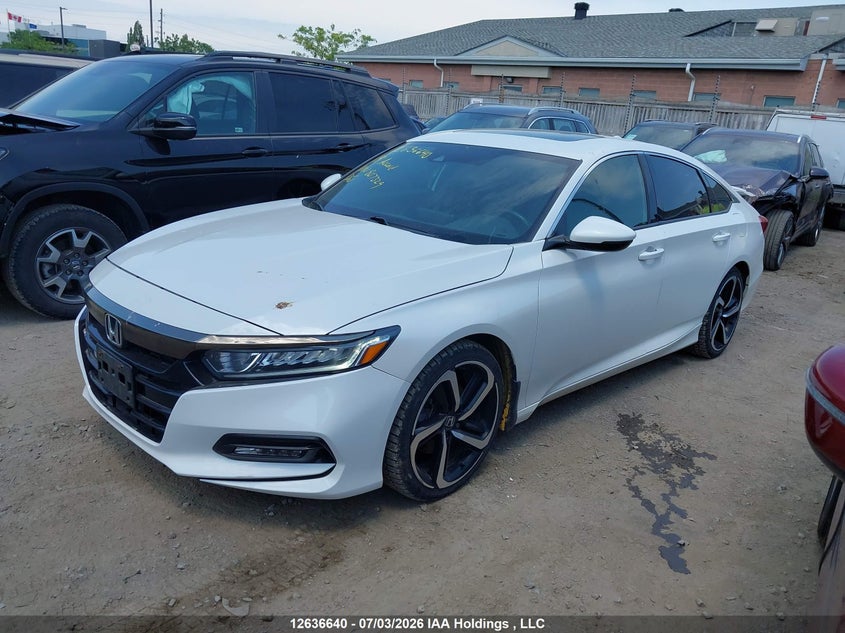 2019 Honda Accord Sport 1.5T, Rear, IAAI, VIN 1HGCV1F39KA807329 — photo 2