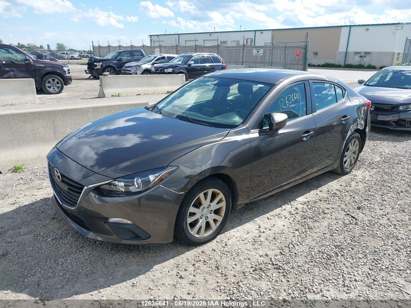 Vin: 3mzbm1v72fm202365, lot: 3037259, mazda mazda3 gs 20152